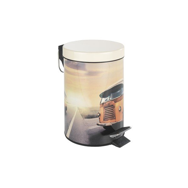 Pedala retro kanta za otpad Bus, 3 l-image-1