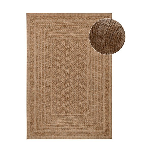 Smeđi unutarnji i vanjski tepih 80x150 cm Limonero – Hanse Home