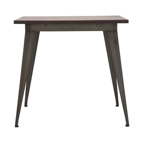 Blagovaonski stol od brijestovog drveta Mauro Ferretti Industry, 80 x 80 cm