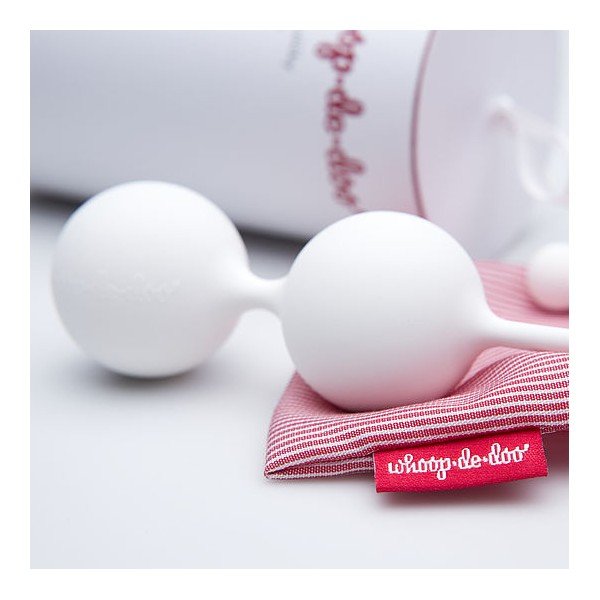 Bijele dizajnerske Venerine kuglice Whoop.de.doo, 65 g-image-3