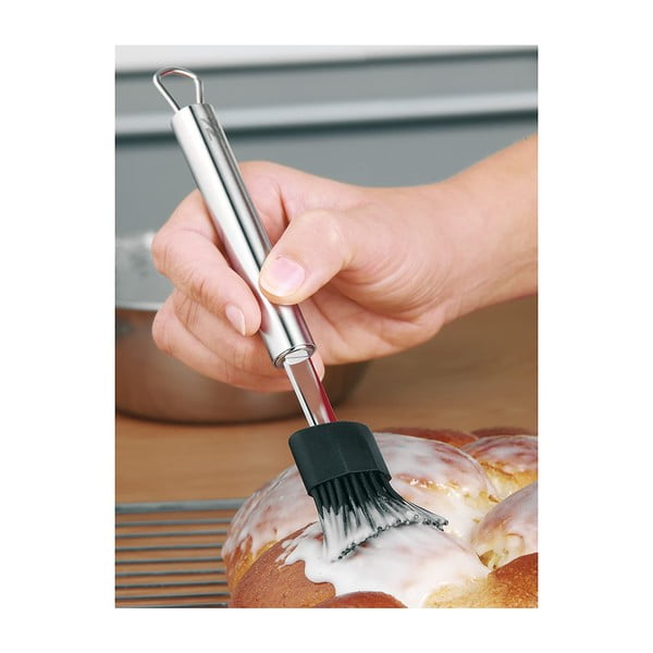 Crni kist s ručkom od nehrđajućeg čelika WMF Cromargan® Profi Plus-image-1