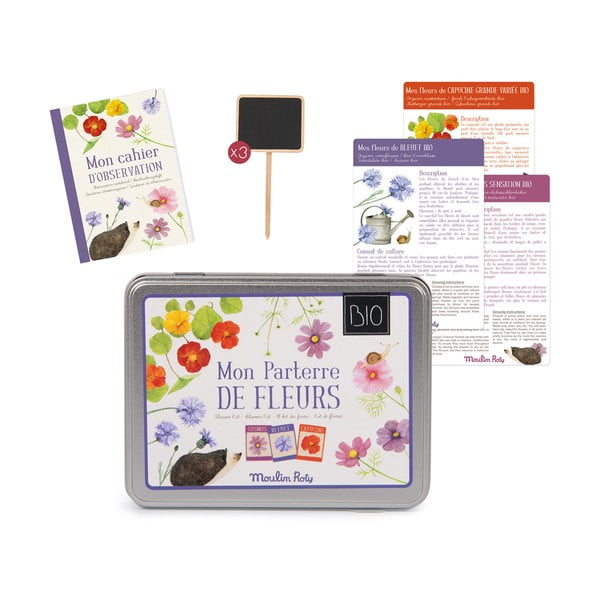 Set sjemenki cvijeća i crnih opisnih tablica Moulin Roty-image-2
