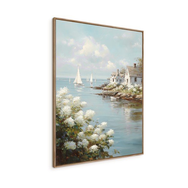 Tiskana slika s okvirom 60x80 cm Quiet Bay – Styler-image-4