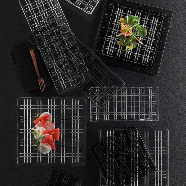 Četvrtasti kristalni pladanj Nachtmann Square Plate, dužina 28 cm-image-3