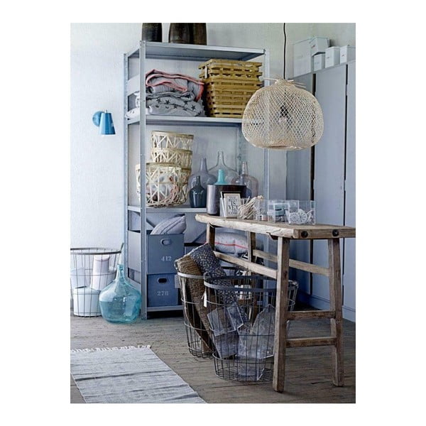 Viseća svjetiljka u prirodnoj boji s bambusovim sjenilom ø 42 cm Rodi – Bloomingville-image-3