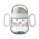 Svijetlo zelena dječja šalica od tritana 200 ml Little farm – Mepal