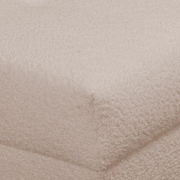 Bež tabure od bouclé tkanine Ariella – Ropez-image-4