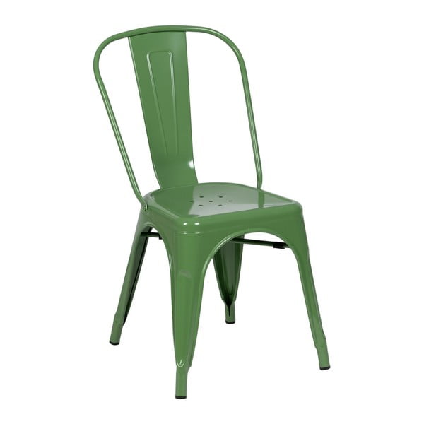 Zelene metalne blagovaonske stolice u setu 2 kom – Ixia