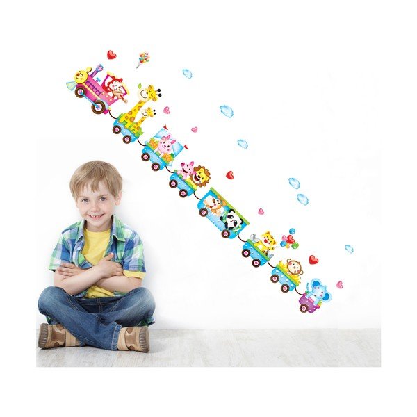 Zidne naljepnice Ambijentalni vlak sa životinjama-image-2