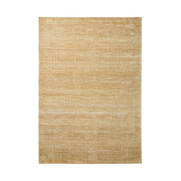 Senf žuti ručno rađen tepih 160x230 cm Eloda – Kave Home