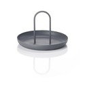 Tamnosivi metalni pladanj Zone Singles, ø 20 cm