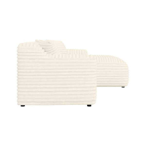 Krem kutna garnitura od samta (s desnim kutom/s ležaljkom) Martin – Ropez-image-3