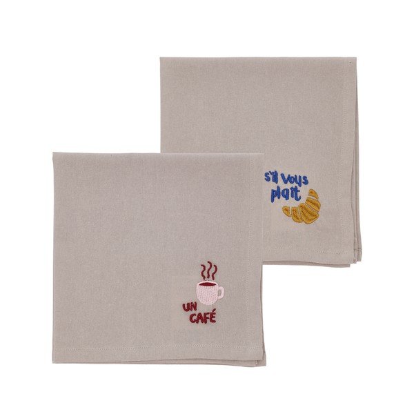 Tekstilni ubrusi u setu 2 kom 40x40 cm Bistro – Södahl