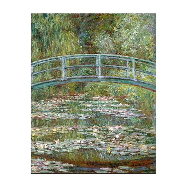 Reprodukcija slike Claudea Moneta - Most preko jezerca lopoča, 50x40 cm