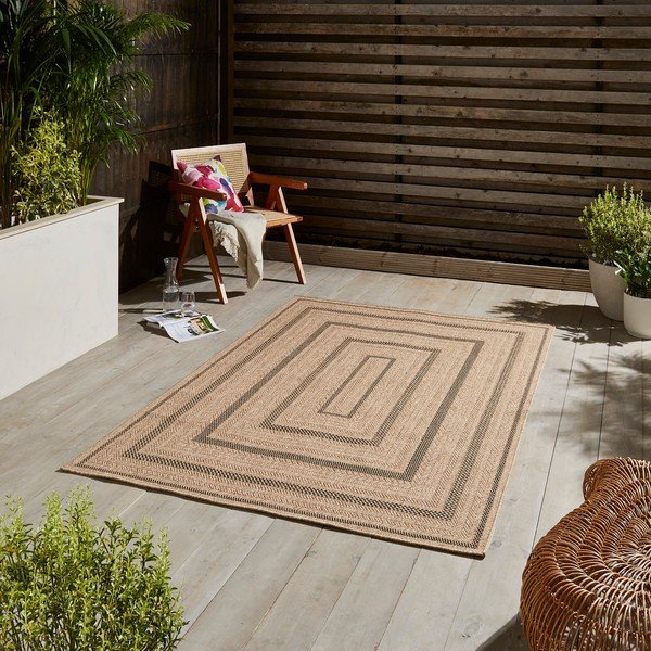 Svjetlo smeđi vanjski tepih 120x170 cm Nomad – Think Rugs-image-1