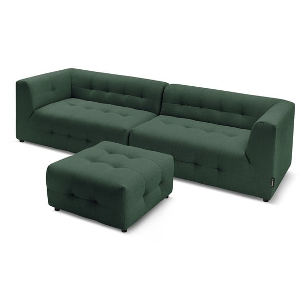 Tamno zelena sofa 324 cm Kleber - Bobochic Paris-image-4