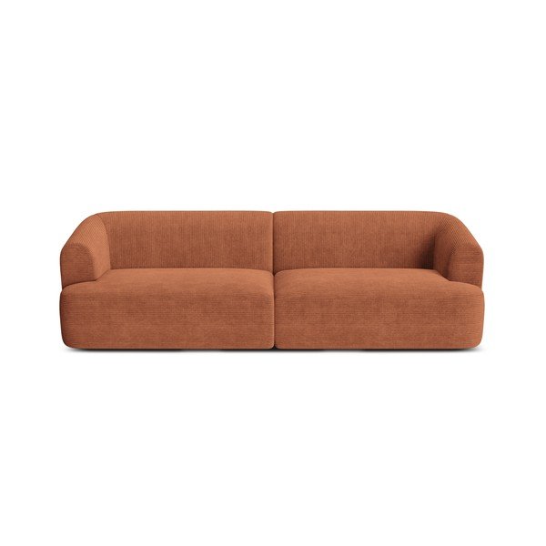 Sofa od samta boja terakote 255 cm Campi – Cosmopolitan Design-image-3