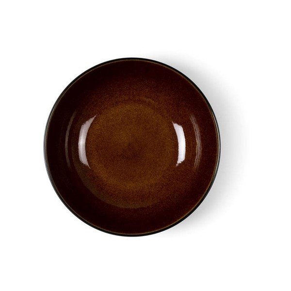 Crni/jantarni dubok tanjur od kamenine ø 24 cm Gastro Black/Amber – Bitz-image-1