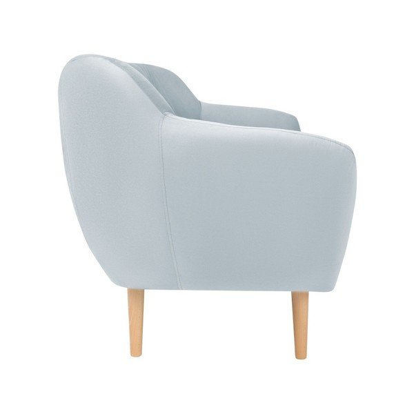 Svijetloplava sofa od baršuna Mazzini Sofas Sardaigne, 158 cm-image-2