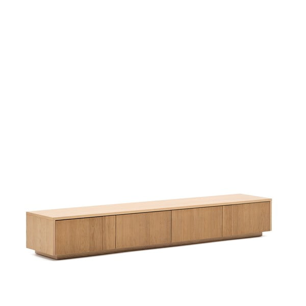 TV komoda u dekoru hrasta u prirodnoj boji 200x30x40 cm Helvine – Kave Home-image-2