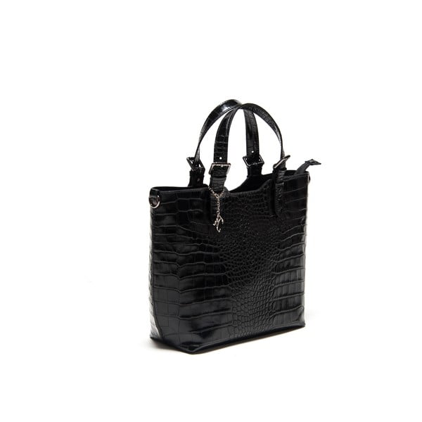 Crna kožna torbica Renata Corsi 635-image-2