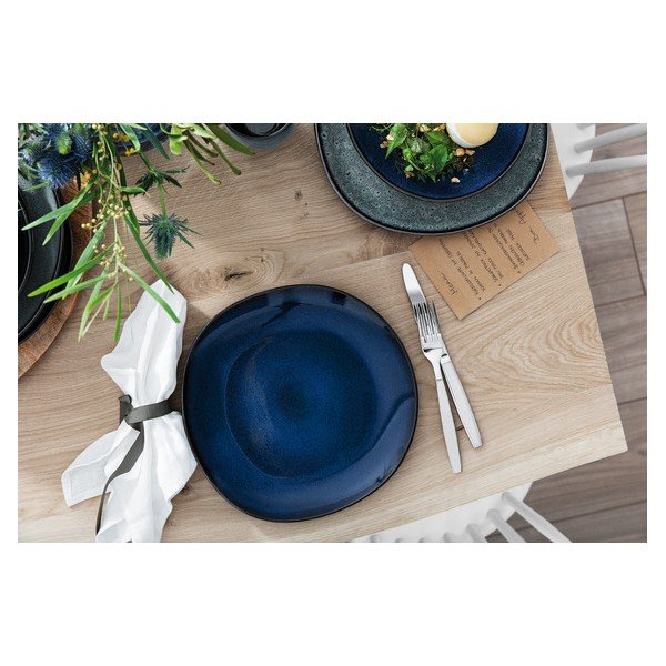 Zeleno-sivi tanjur od kamenine Villeroy & Boch Like Lave, ø 28 cm-image-3