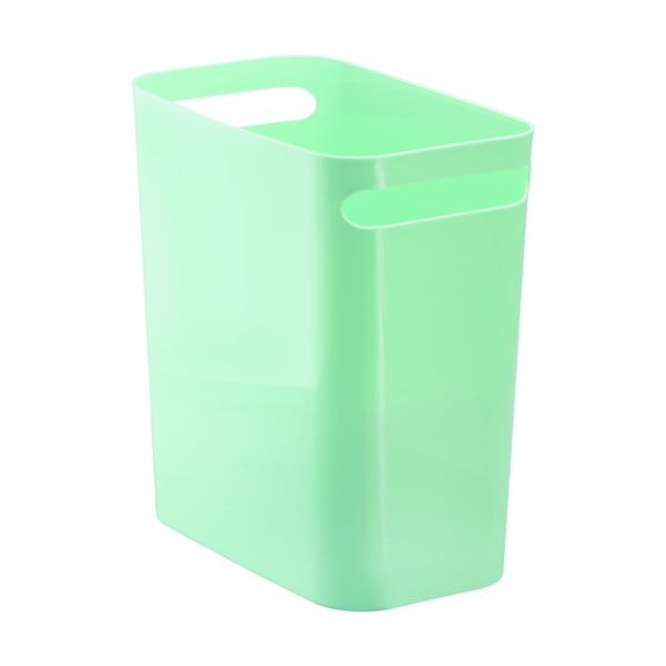 Zelena košarica za smeće Idesigna Una, 13,9 l