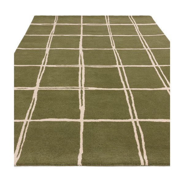 Zeleni ručno rađen vunen tepih 160x230 cm – Asiatic Carpets-image-2