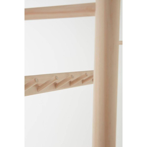 Set za hodnik od masivnog bora u svijetloj prirodnoj boji 100x200x40 cm Woodley – Jotex-image-3