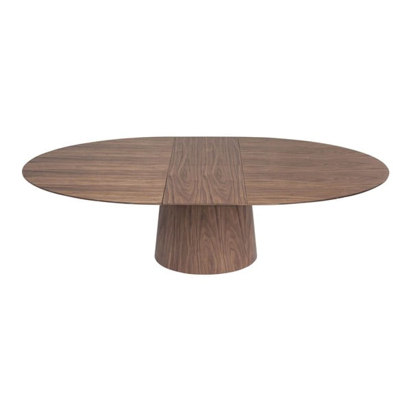 Smeđi sklopivi blagovaonski stol Kare Design Benvenuto, 200 x 110 cm