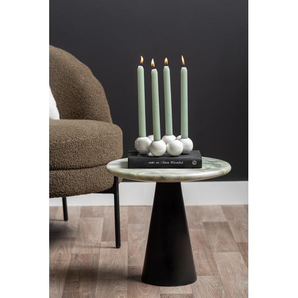 Mramorni okrugli pomoćni stol ø 40 cm Force – Leitmotiv-image-3