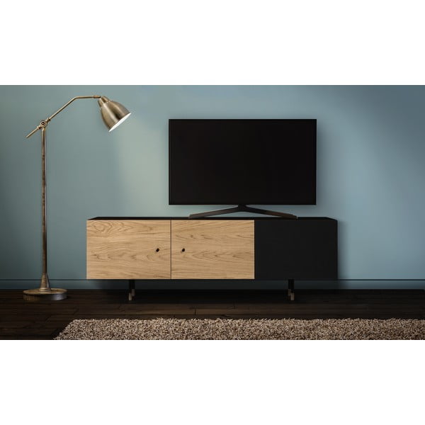 Smeđe-crni stol za TV Woodman Jugend-image-1