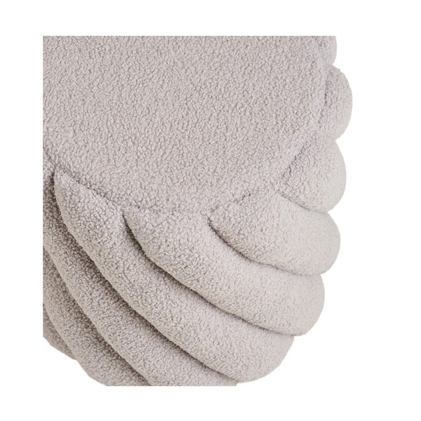 Sivi tabure od bouclé tkanine Sana – House Nordic-image-2