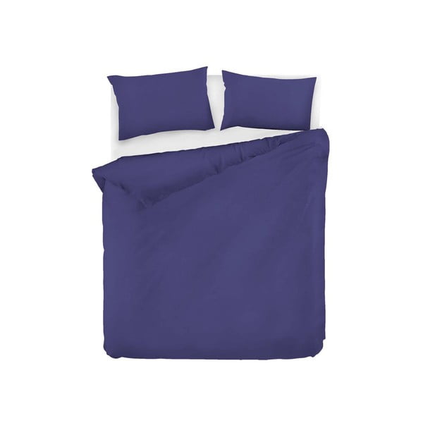 Tamno plava pamučna posteljina za krevet za jednu osobu 140x200 cm Fresh Color – Mijolnir