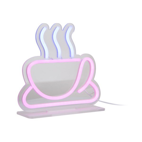 Ružičasta LED neonska lampa 5 W Coffee – Leitmotiv