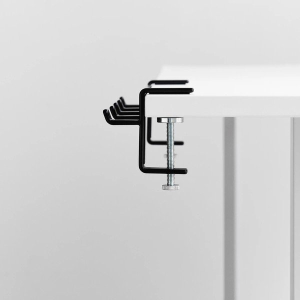 Mat crna željezna prilagodljiva kuka Tower – YAMAZAKI-image-4