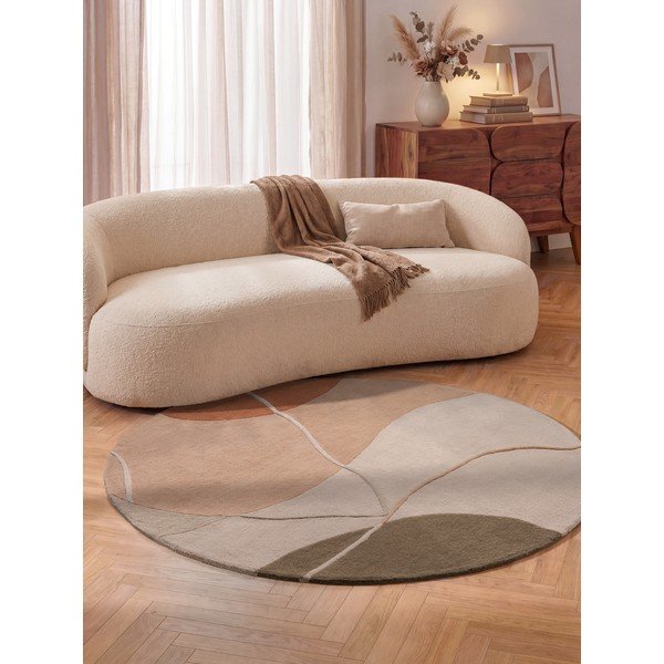 Prljavo rozi vunen okrugao tepih ø 200 cm Arteo – Villeroy&Boch-image-4