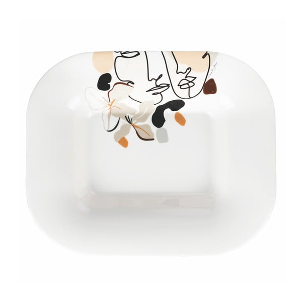 Keramički tanjur za posluživanje VDE Tivoli 1996 Face to Grey, 43,5 x 35,5 cm-image-2