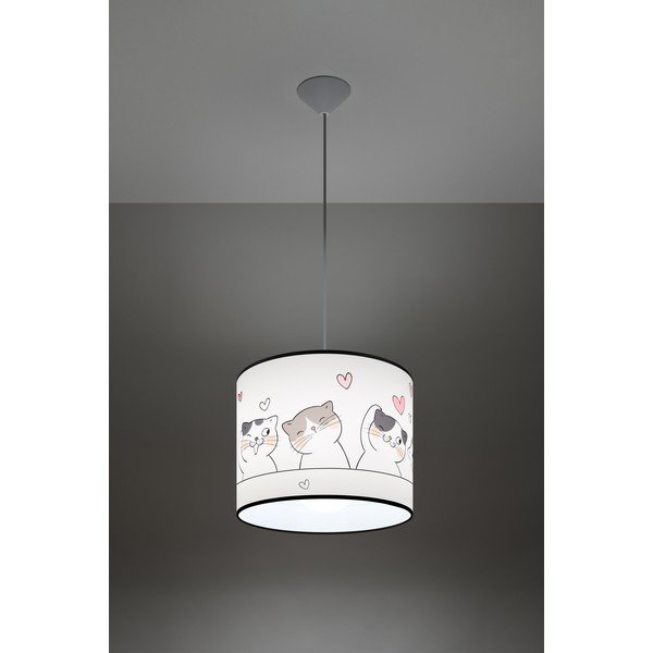 Bijela dječja svjetiljka Puss – Sollux-image-1