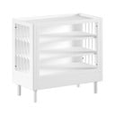 Bijela dječja komoda od masivne bukve s promjenjivim stolom 100x95x55 cm Forrest – Vipack