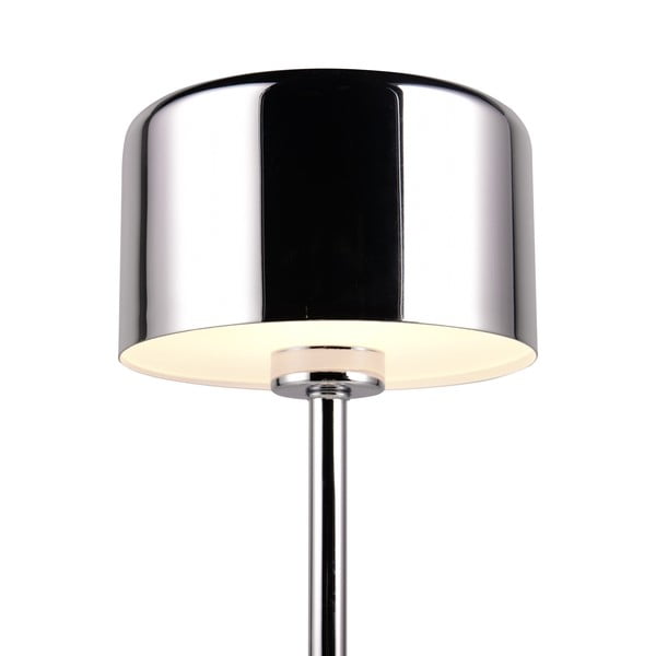 LED stolna lampa s mogućnosti zatamnjivanja u sjajno srebrnoj boji (visina 30 cm) Jeff – Reality-image-1