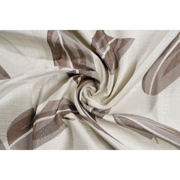 Smeđo-krem zavjesa 210x245 cm Nydia – Mendola Fabrics-image-4