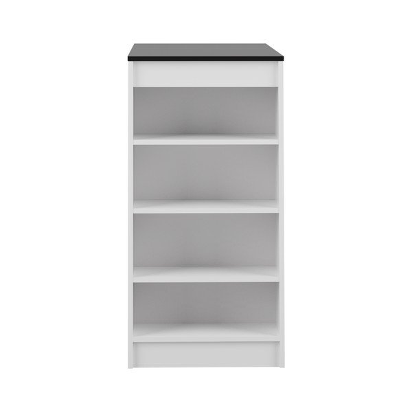 Bijeli barski stol s crnom pločom 115x50 cm Aravis - TemaHome -image-3