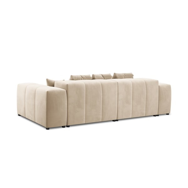 Bež baršunasta sofa 320 cm Rome Velvet - Cosmopolitan Design-image-4