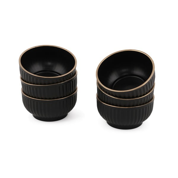 Crne zdjelice u setu 6 kom 0.25 l – Hermia-image-2