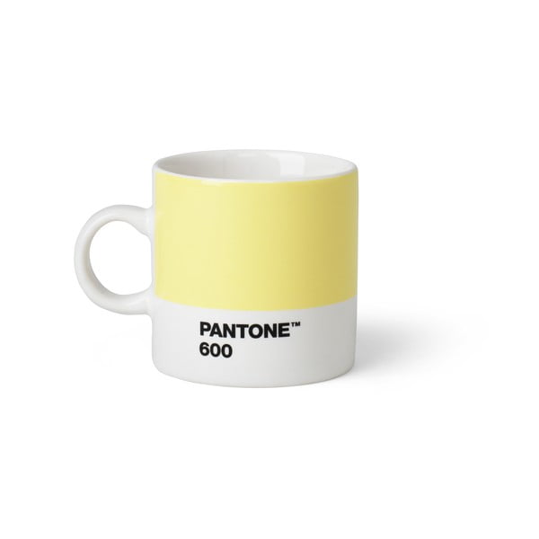 Svjetložuta šalica za espresso Pantone, 120 ml