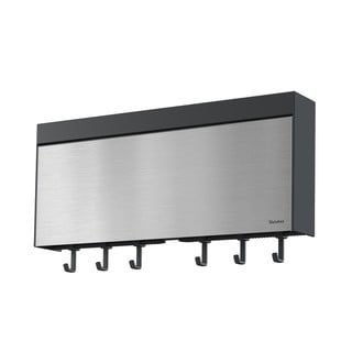 Zidni držač za kuhinjske role ubrusa i folija Metaltex Tango Inox