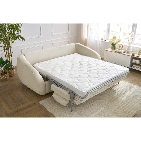 Bež sklopiva sofa 235 cm Cezanne – Bobochic Paris-image-1