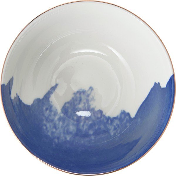 Set od 2 plavo-bijele porculanske zdjele Westwing Collection Rosie, ø 15 cm-image-1
