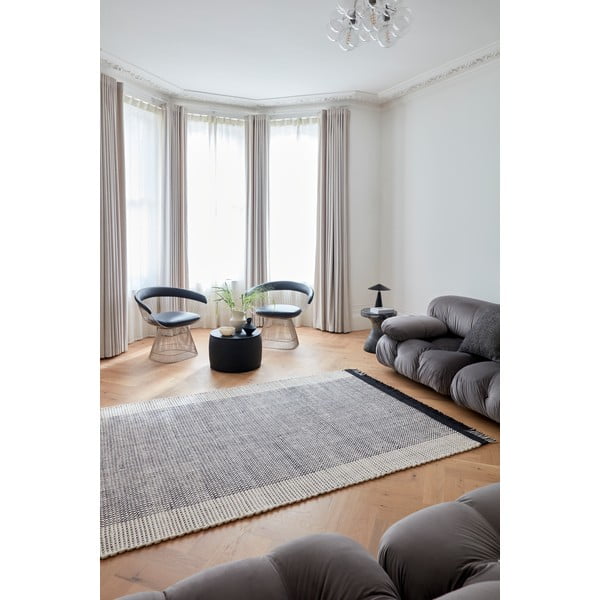 Sivi ručno rađen vuneni tepih 160x230 cm Avalon – Asiatic Carpets-image-2